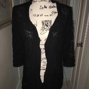 Black evening jacket